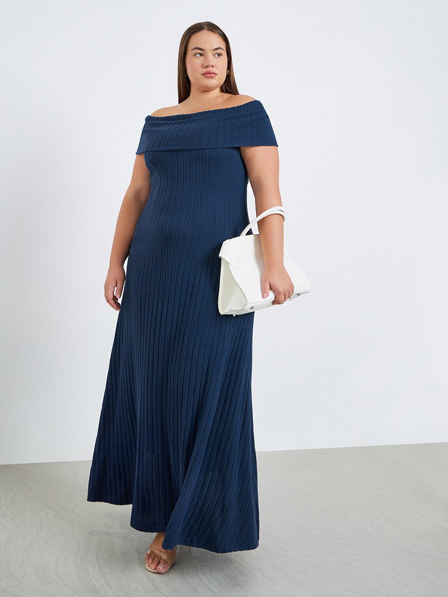 strapless open back dress Burgundy Ribbed Off Shoulder Long Sleeve Maternity Maxi Dress – PinkBlush