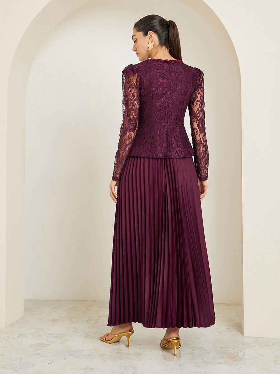 princess polly baby blue dress Emerald and Burgundy Lace Top Off Shoulder Side-slit A-line Prom Dress   SposaBridal