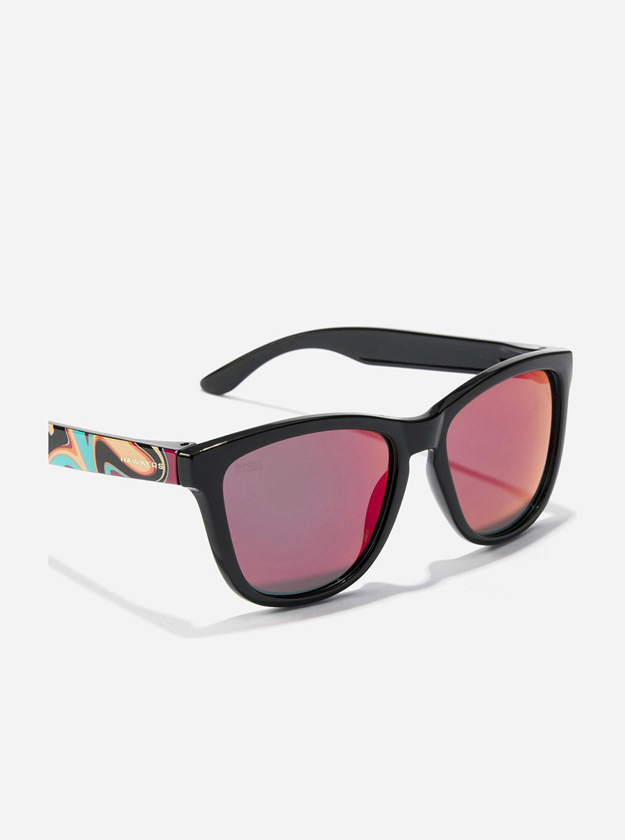 One - Polarized Psychedelic Ruby Sunglasses