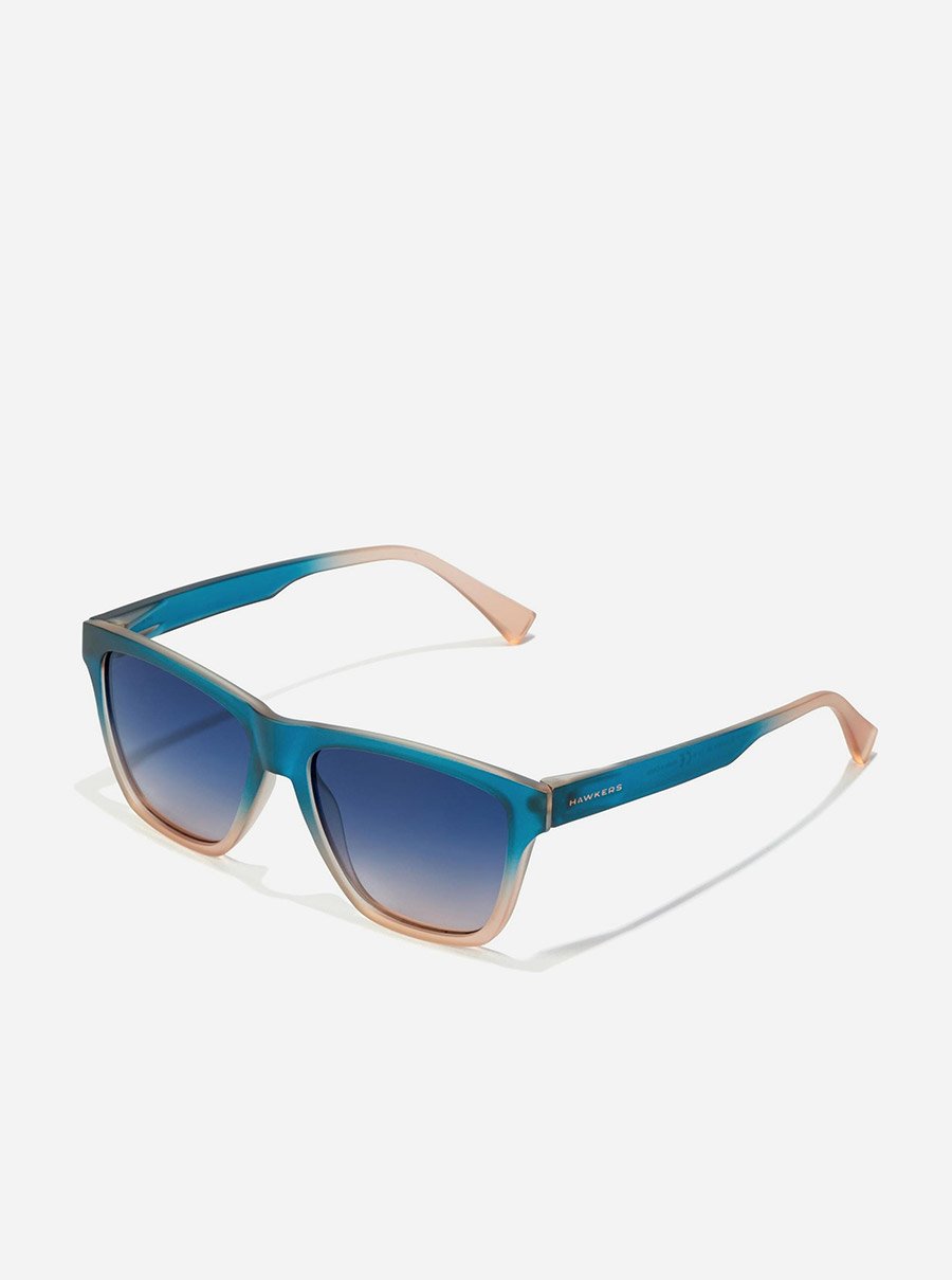 One LS - Sunrise Blue To Peach Sunglasses