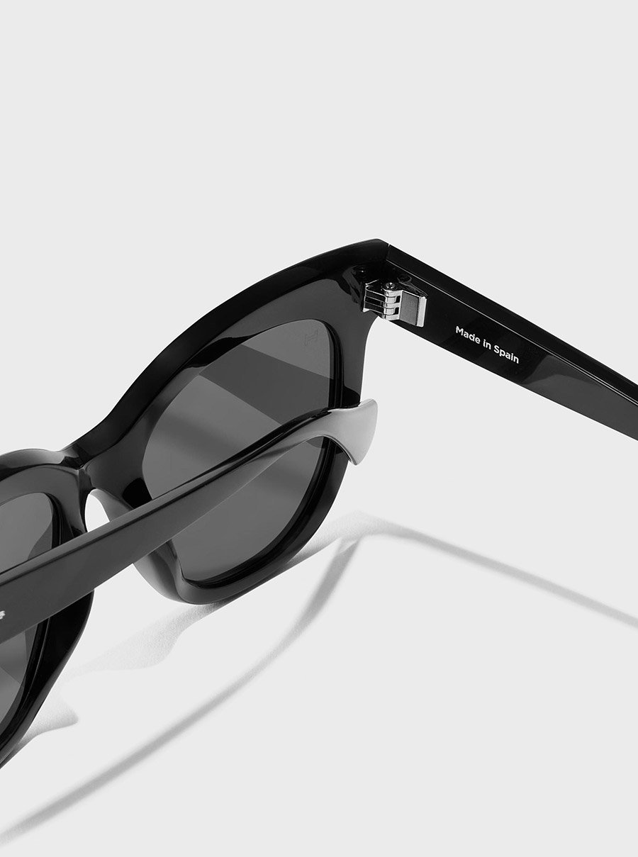 Audrey Raw - Polarized Black Sunglasses