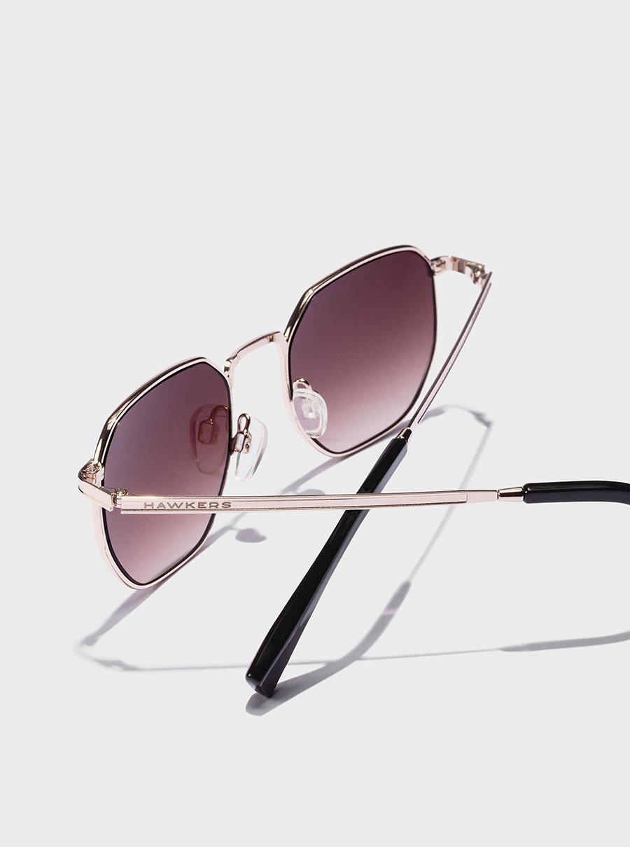 Sixgon - Silver Smoke Brown Sunglasses