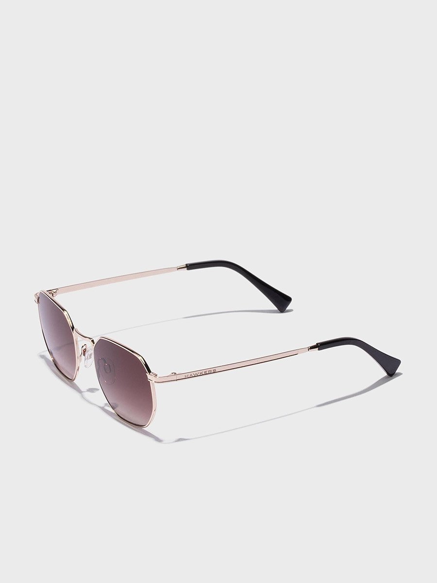 Sixgon - Silver Smoke Brown Sunglasses