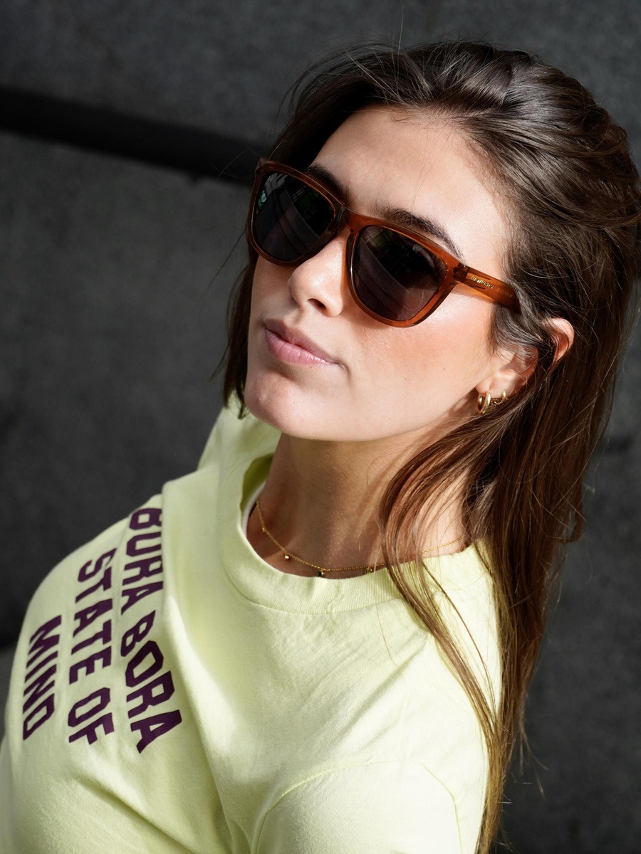 One Raw - Polarized Caramel Dark Sunglasses