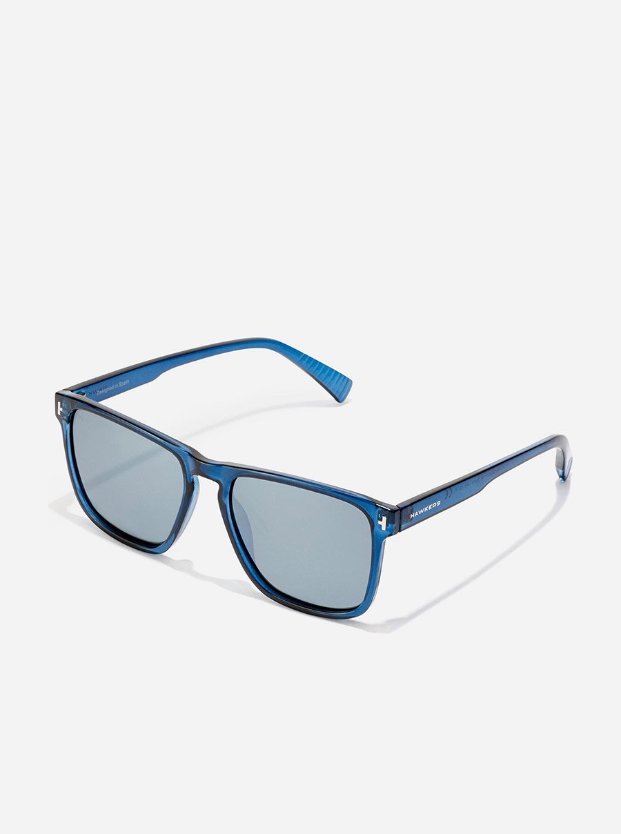 Dust - Polarized Navy Chrome Sunglasses