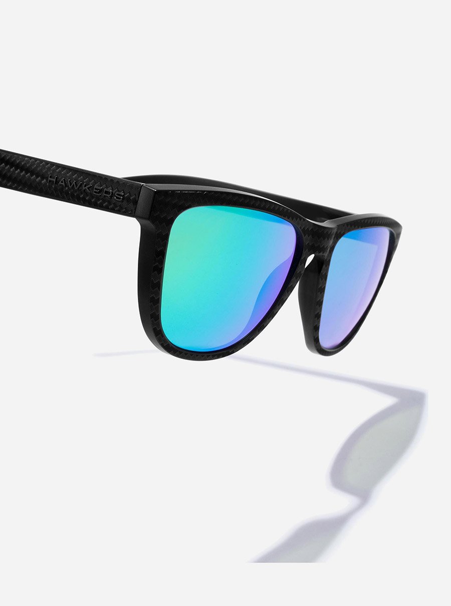 One Raw Carbono - Polarized Emerald Sunglasses
