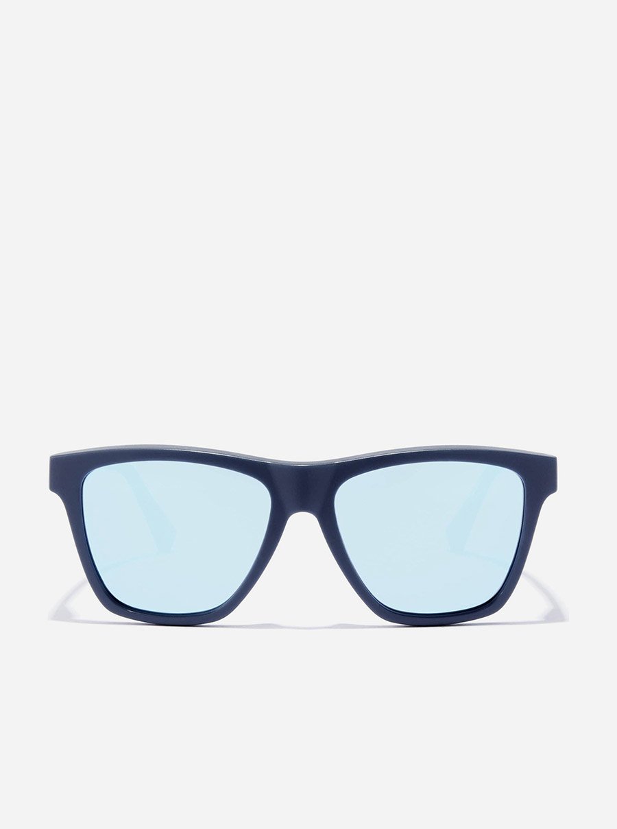 One LS Raw - Polarized Navy Blue Chrome Sunglasses