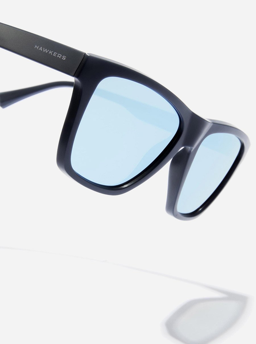 One LS Raw - Polarized Navy Blue Chrome Sunglasses