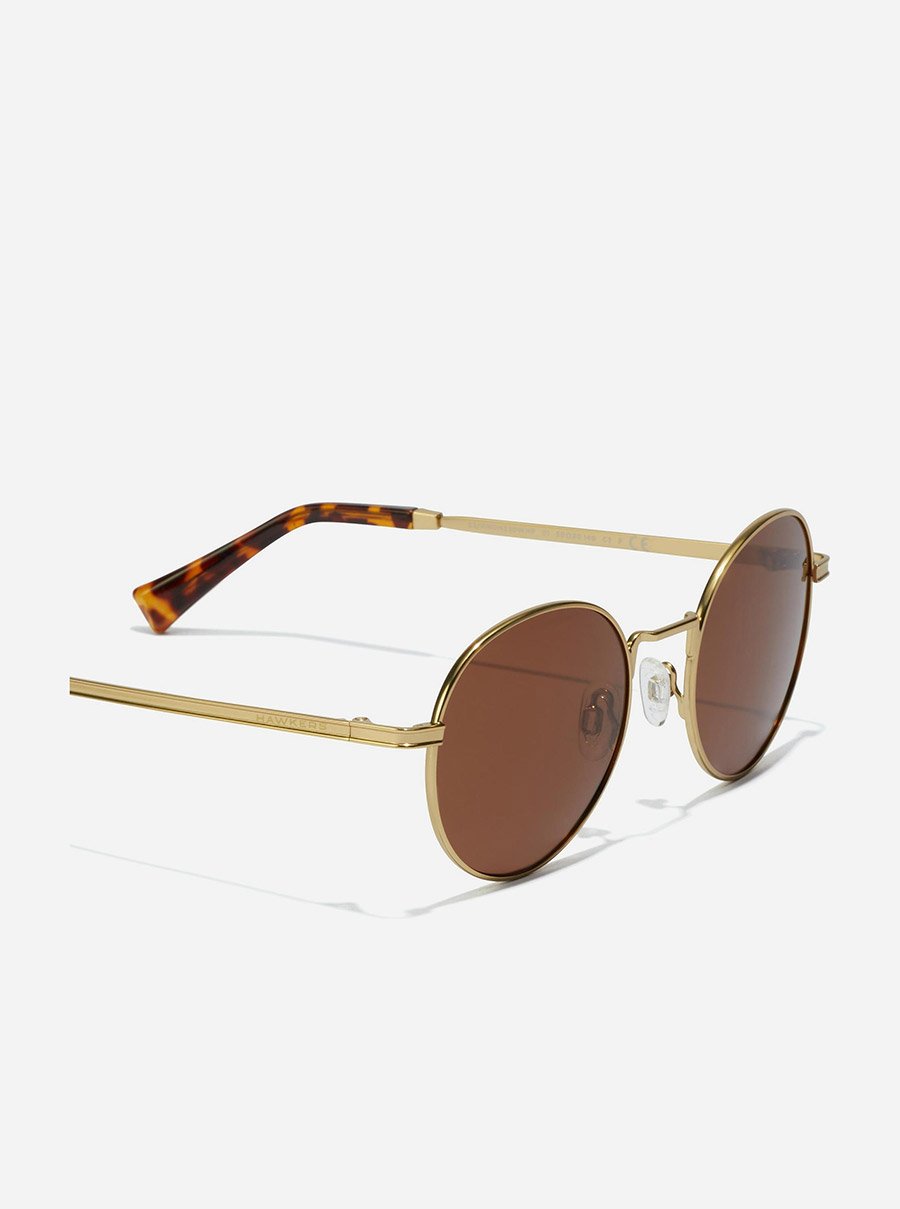Moma - Polarized Gold Havana Sunglasses