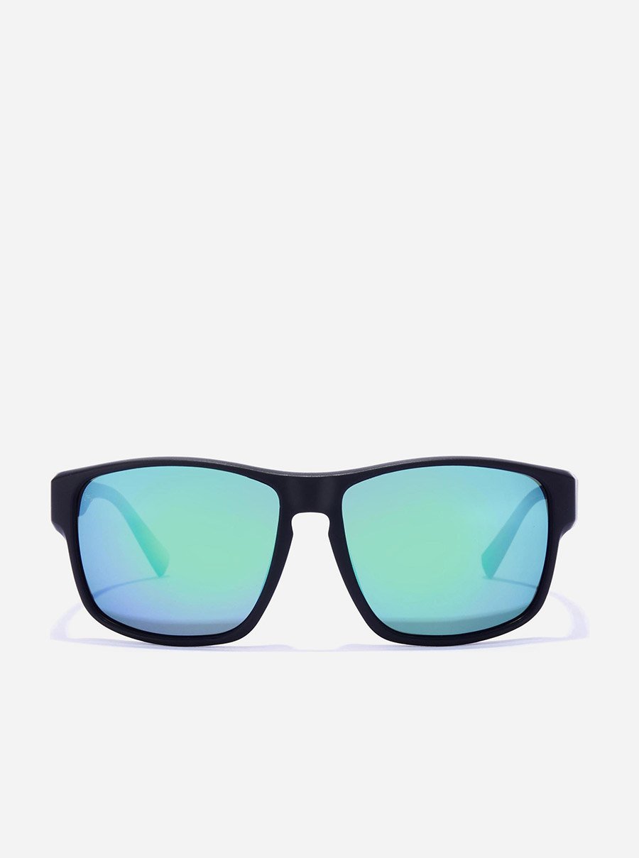Faster Raw - Polarized Black Emerald Sunglasses