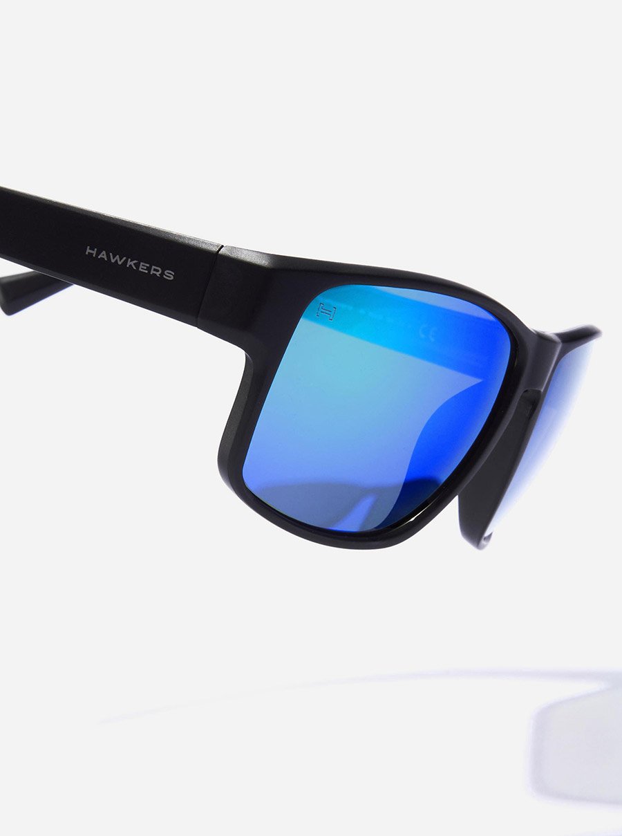 Faster Raw - Polarized Black Emerald Sunglasses