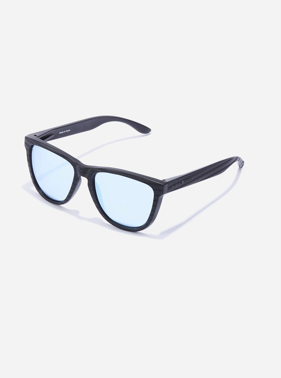 One Raw Carbono - Polarized Blur Chrome Sunglasses