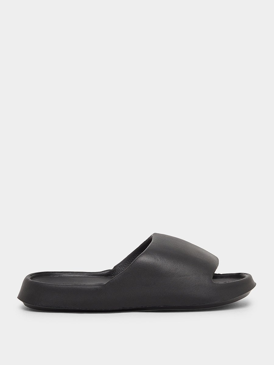 Solid Thick Sole Slides