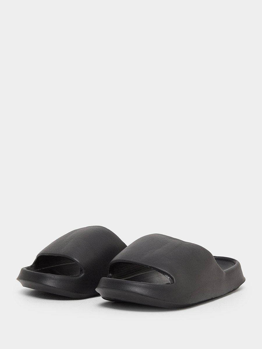 Solid Thick Sole Slides