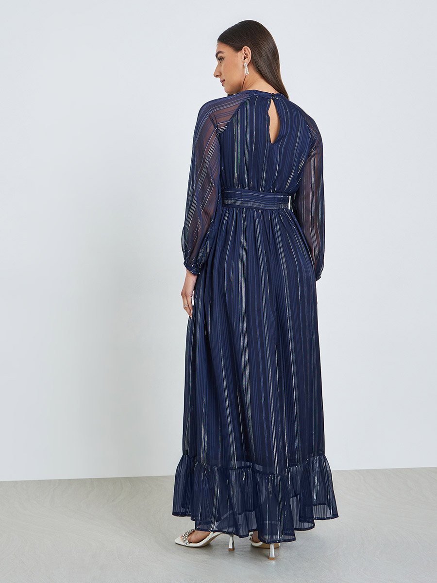 turtleneck black maxi dress Leset Lauren Turtleneck Maxi Dress in Black in Jersey