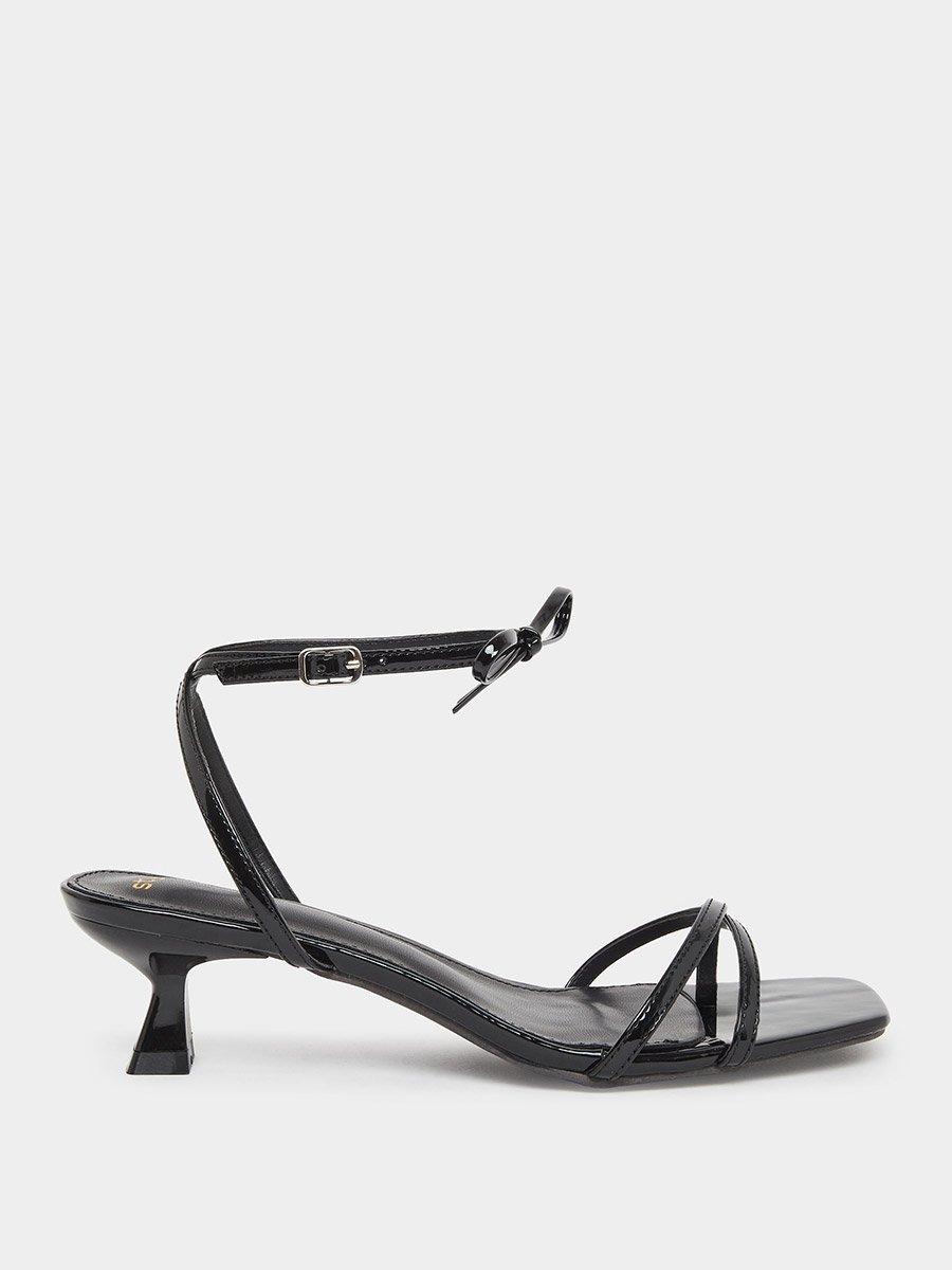 Black Strappy Kitten Heel Sandals For Women At UAE Styli black-strappy-kitten-heel-sandals-for-women-at-uae-styli