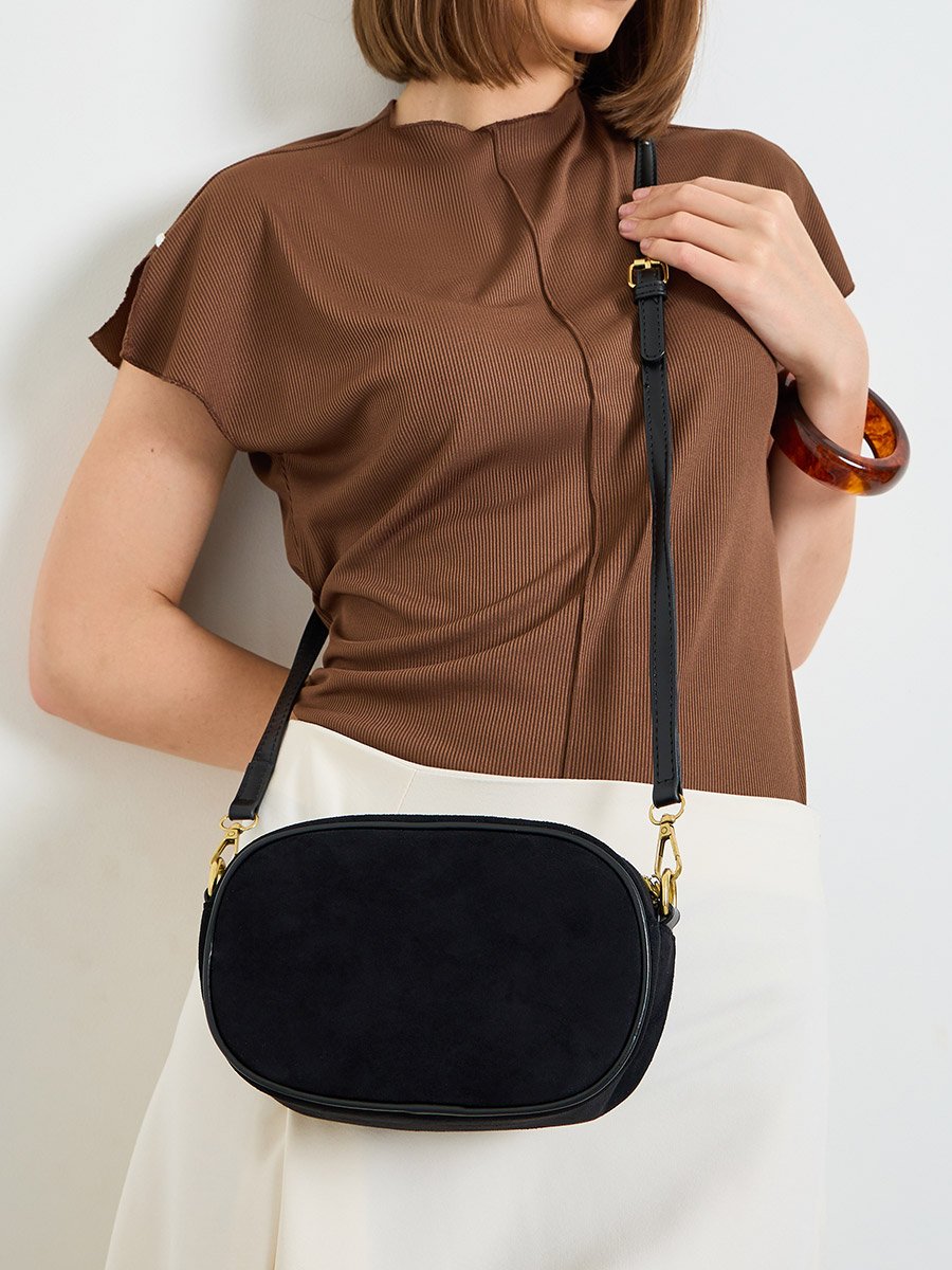 Women Black Mini Crossbody Bag