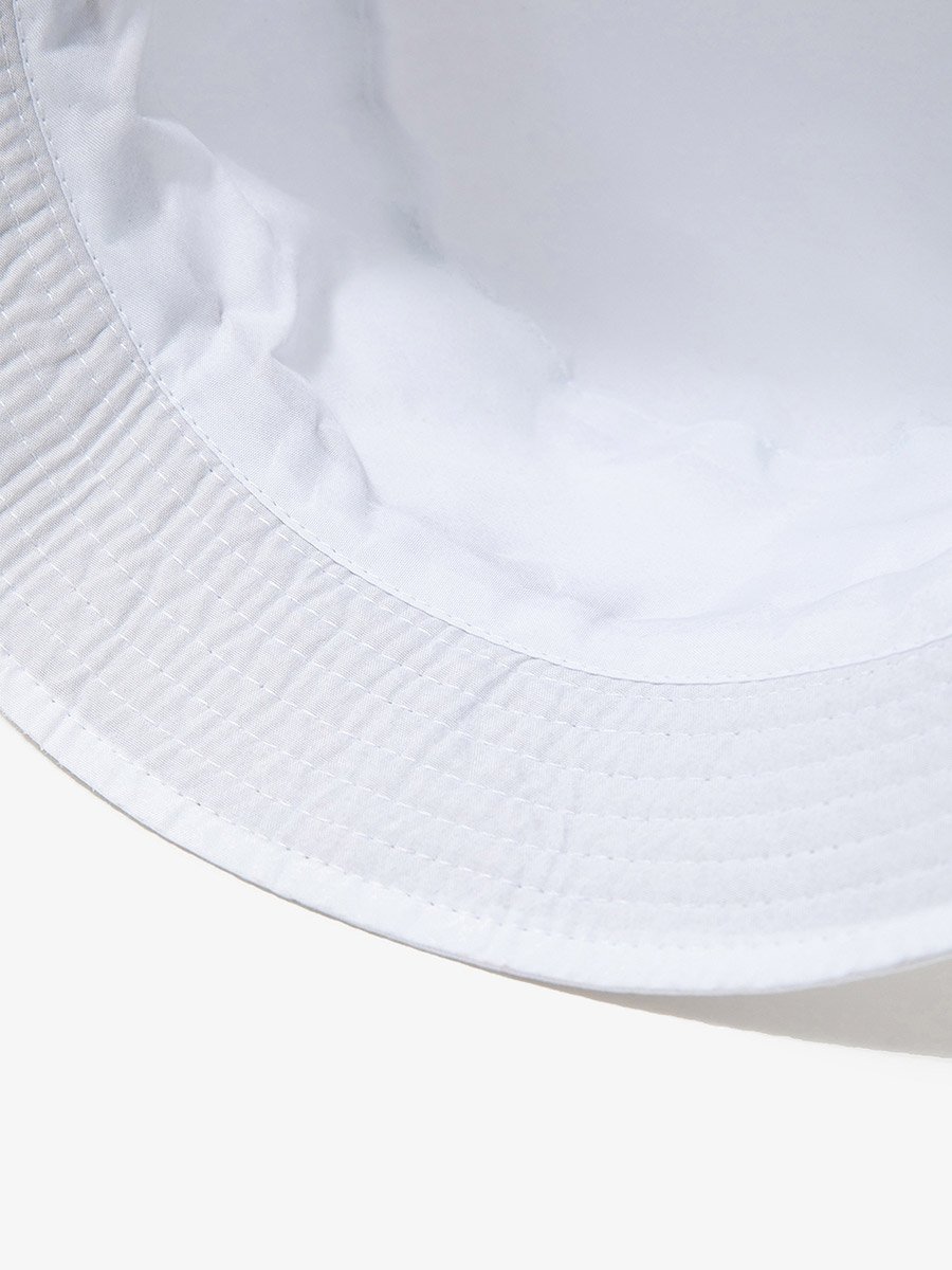 White Cotton Bucket Hat