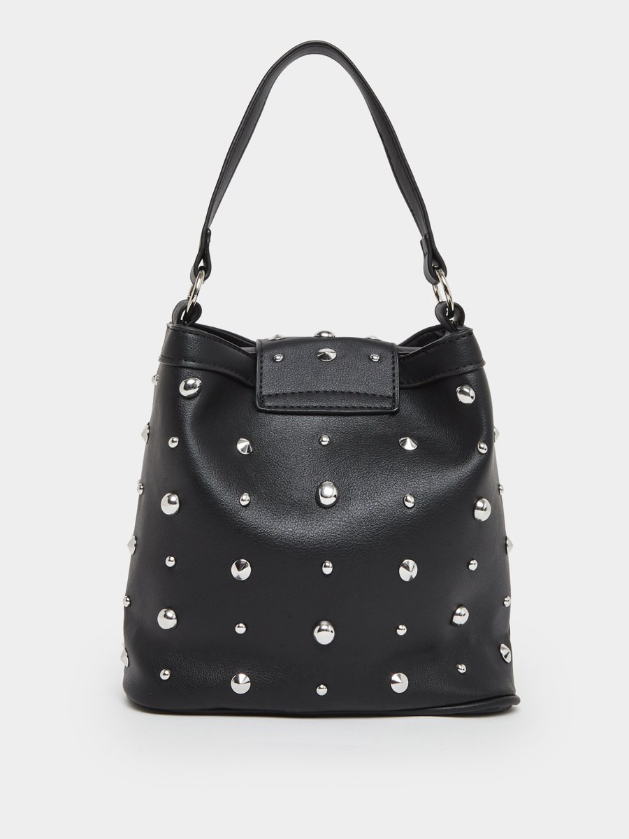 Studded Crossbody Bag with Chain Strap