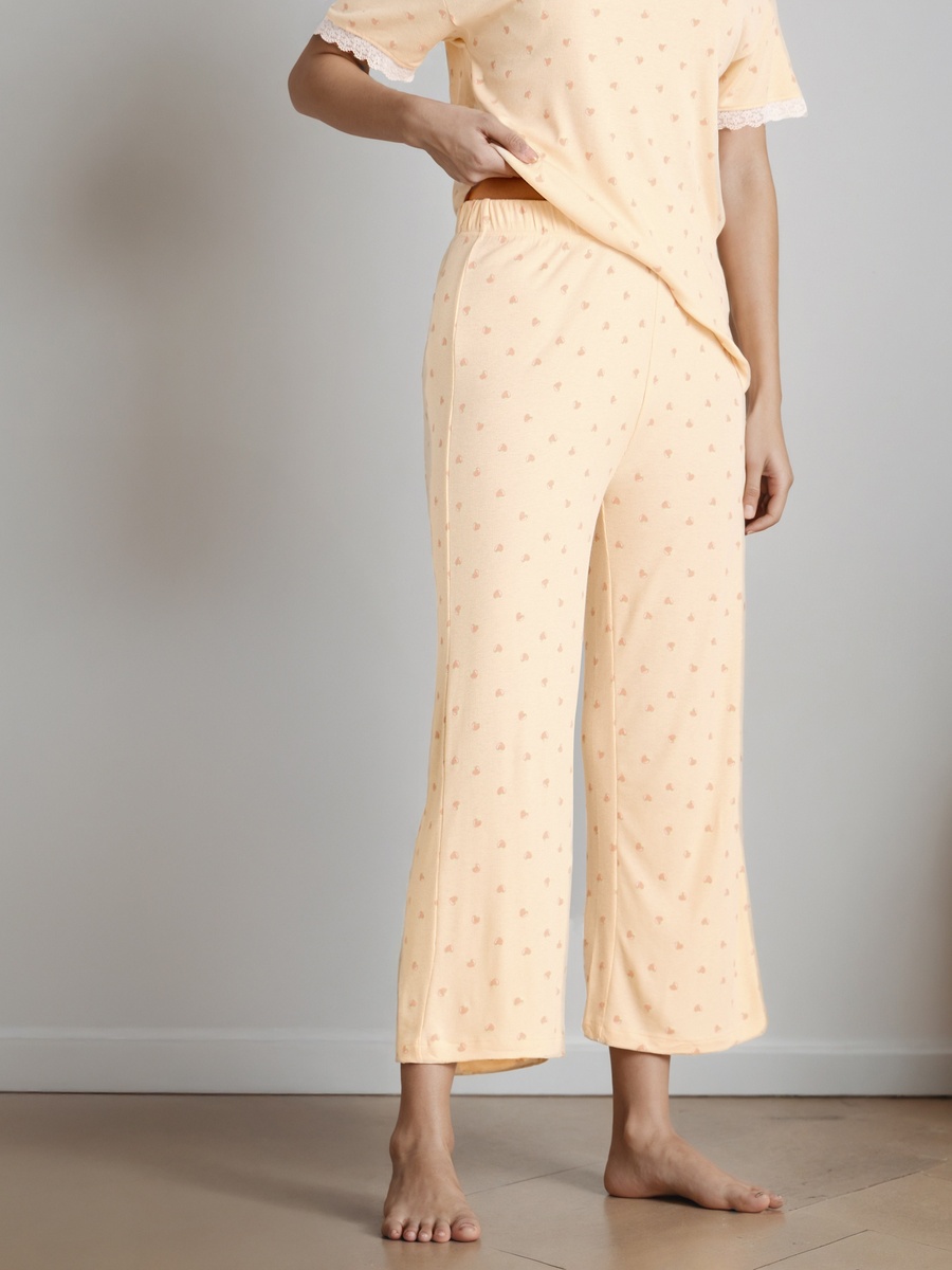 Printed T-Shirt and Pyjama Set