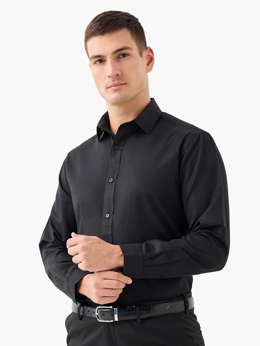 Regular Fit Dobby Formal Shirt