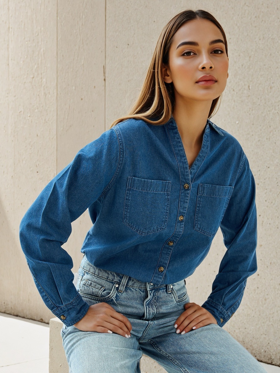 Regular Fit Denim Shirt