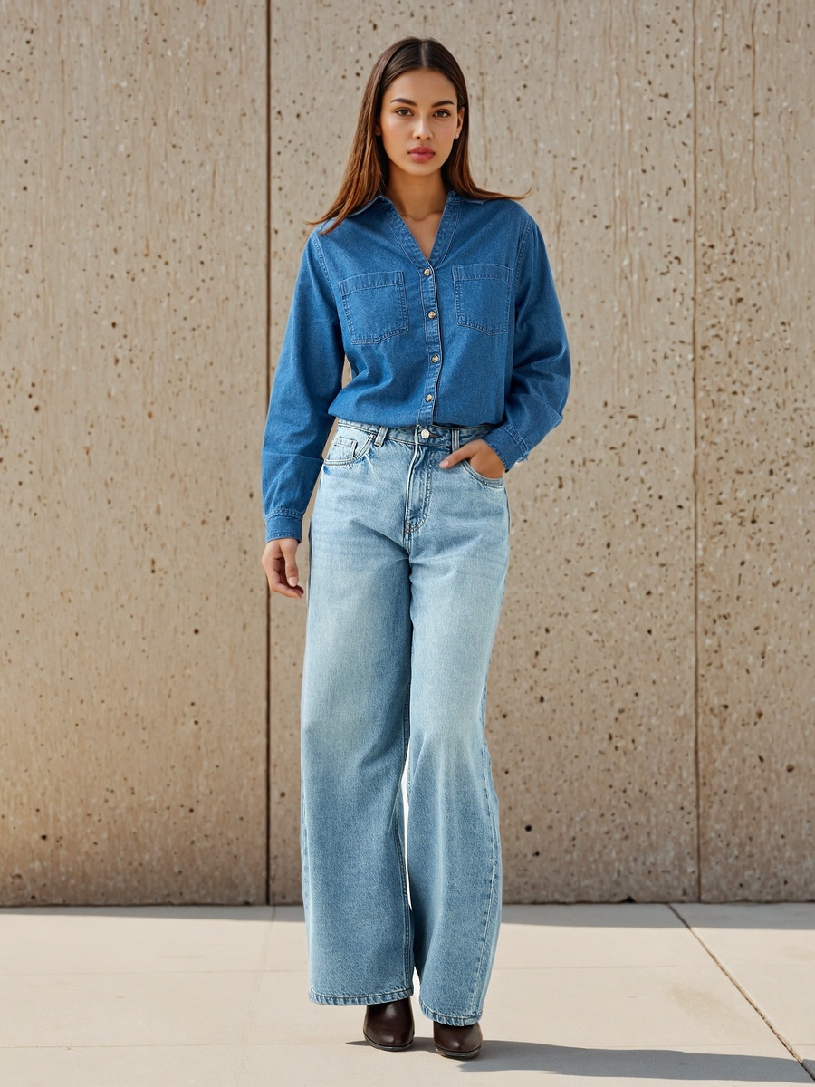 Regular Fit Denim Shirt