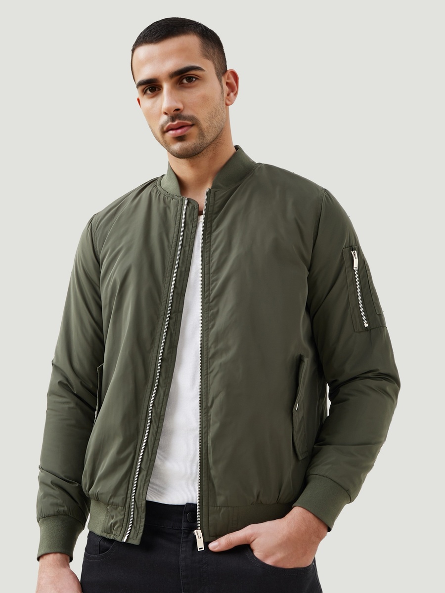 Lightweight Biker Jacket with Zip Pockets
