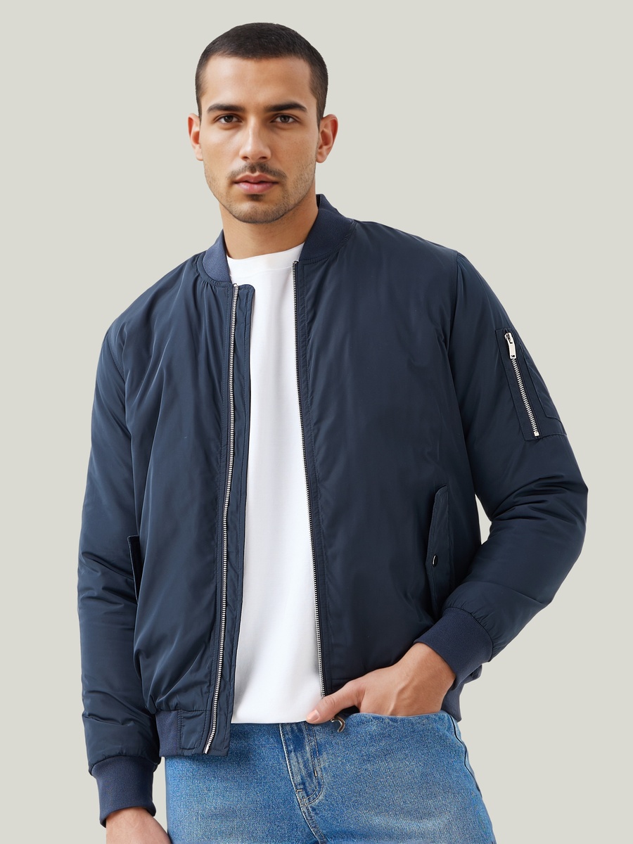 Lightweight Biker Jacket with Zip Pockets