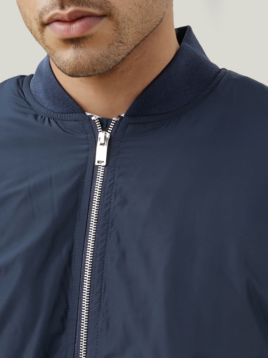 Lightweight Biker Jacket with Zip Pockets
