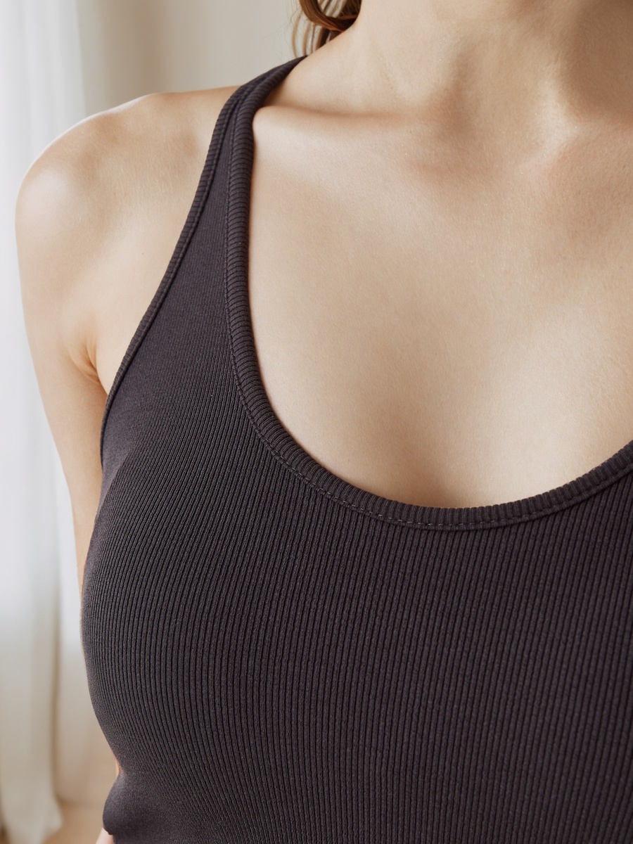 Scoop Neck Racerback Tank Top