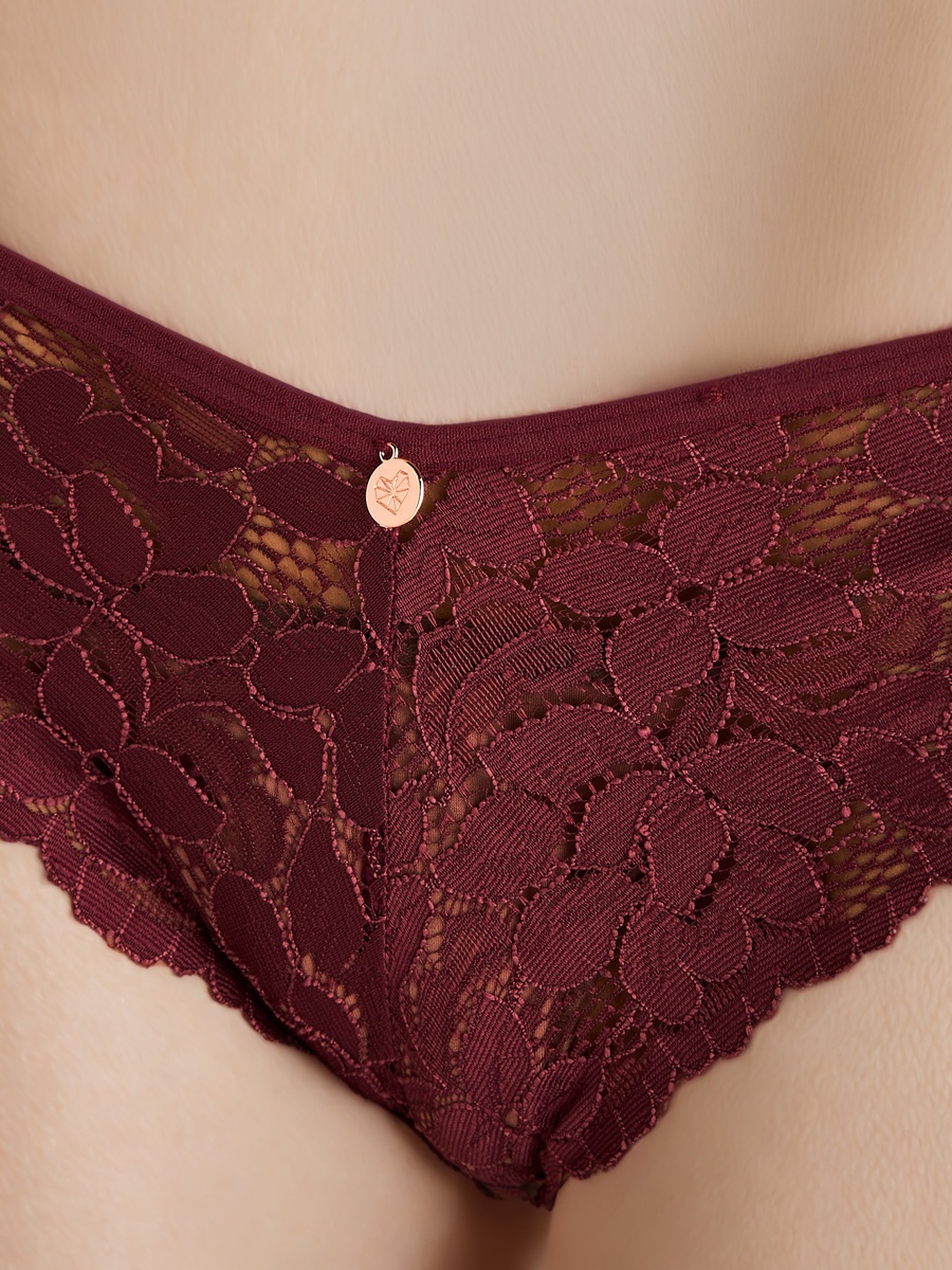 Set of 2 - Lace Textured Bikini Briefs