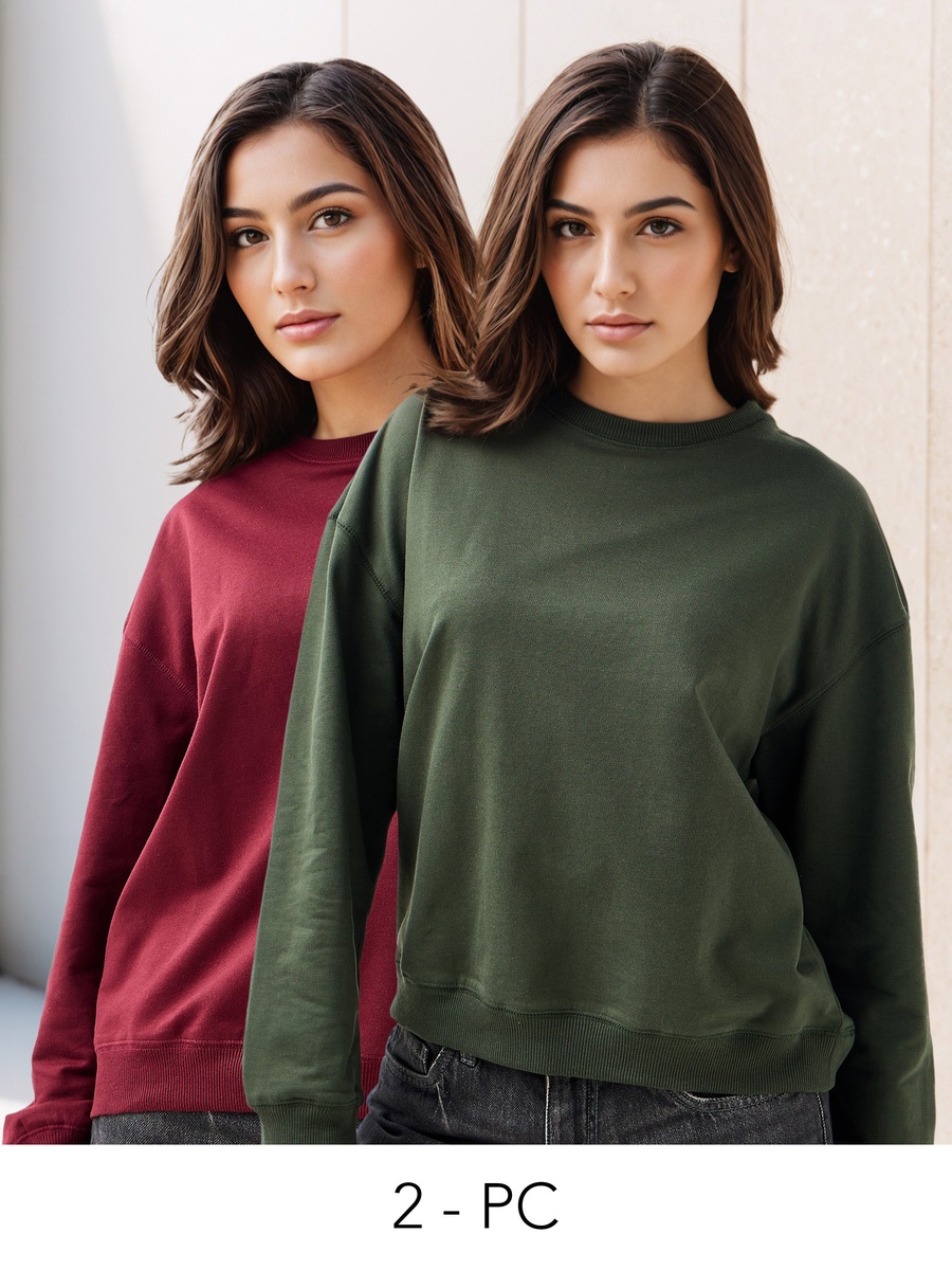 Set of 2 - Regular Fit Sweatshirt