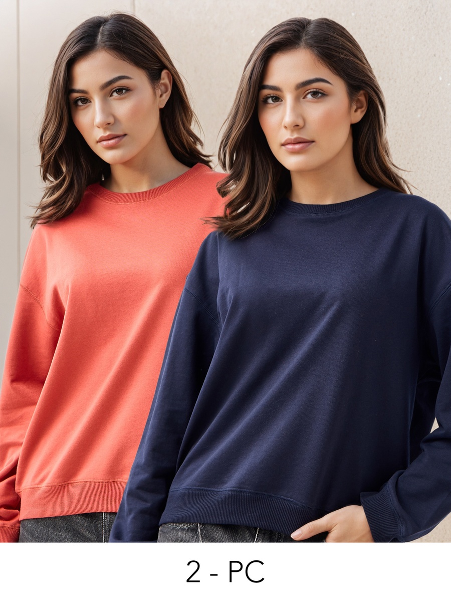 Set of 2 - Regular Fit Sweatshirt