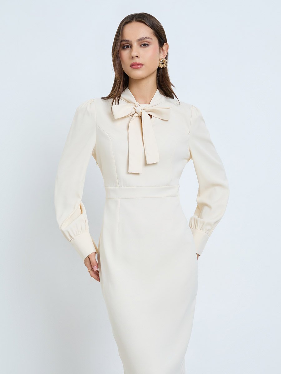 sachin and babi light blue dress White Long Sleeve Blazer Dress with Side Cut-Outs and Pocket Detail – –  DIACO