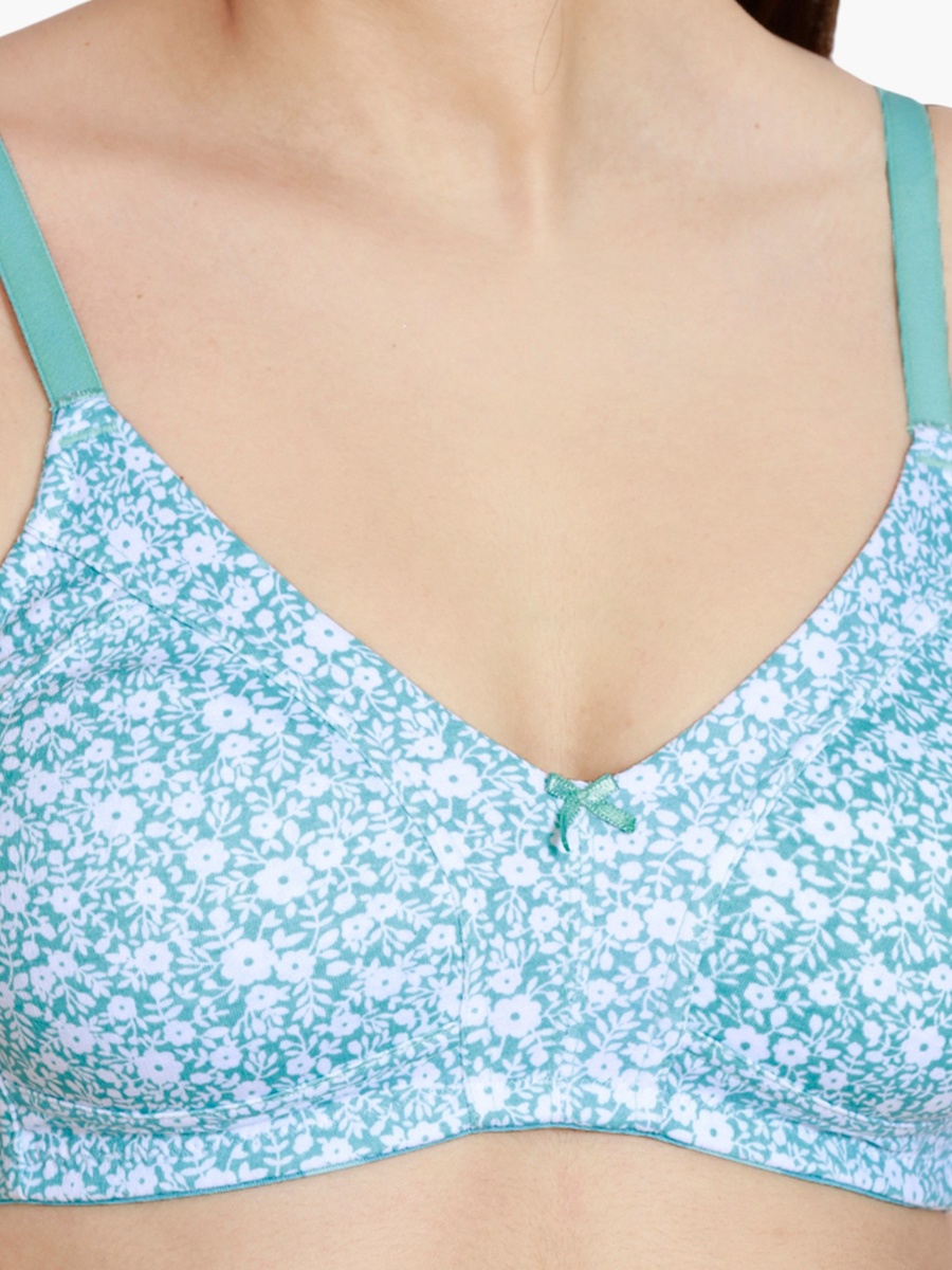 Floral Print Non-Padded Bra