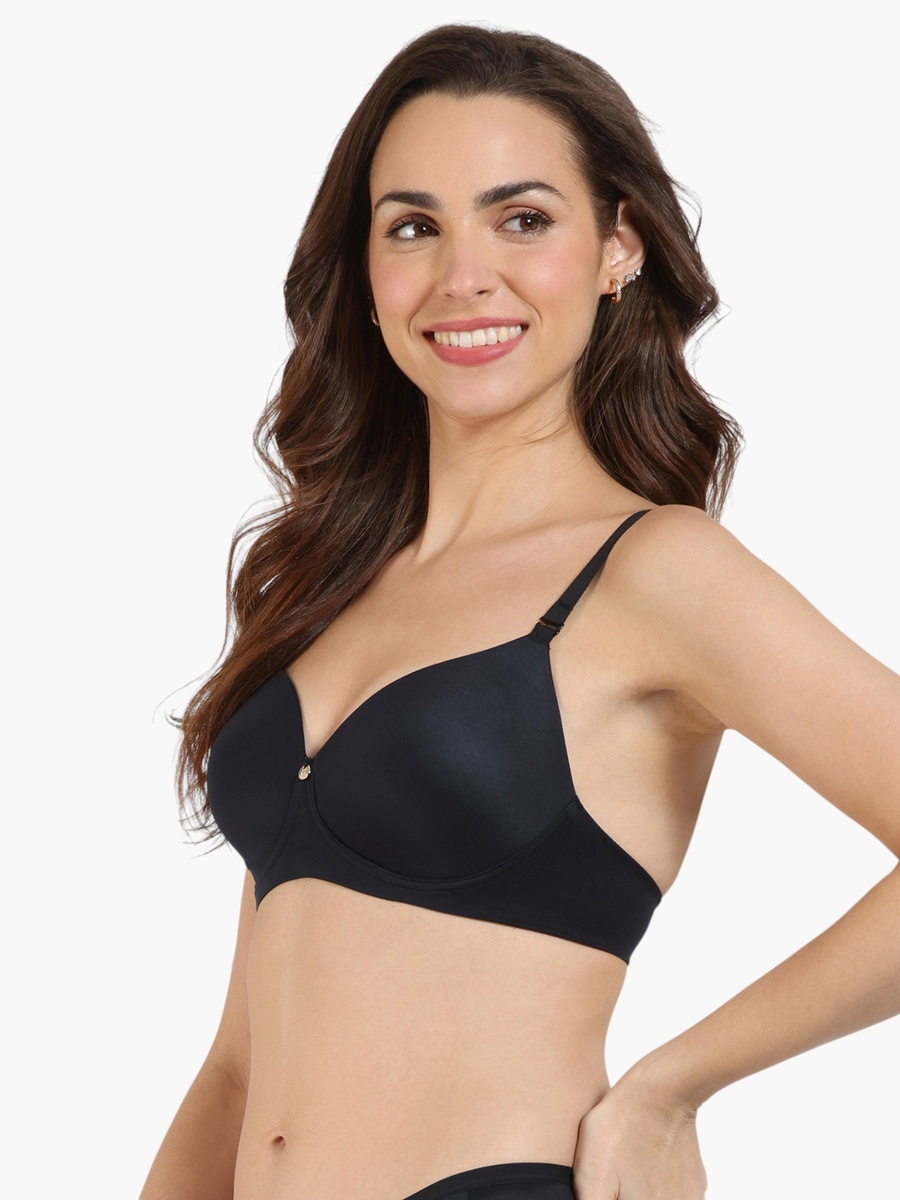 Padded Bra with Hook and Eye Closure