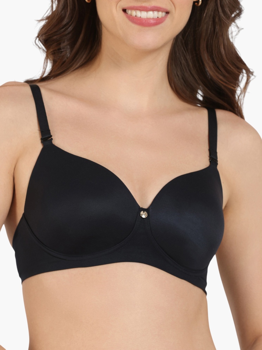 Padded Bra with Hook and Eye Closure