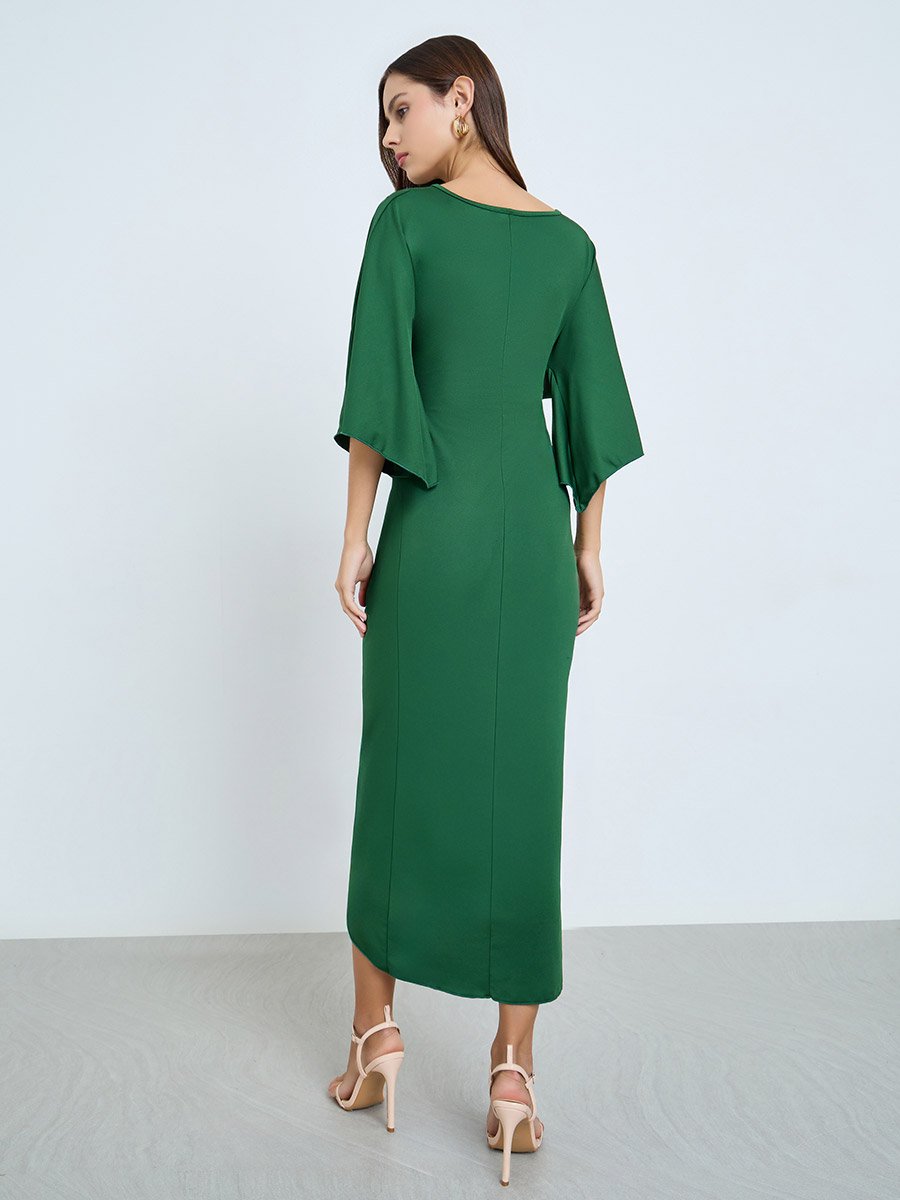 sachin and babi light blue dress Lulus Women's Never a Dull Moment Tie-Strap Pleated Midi Dress with  V-Neckline, Emerald Green, Emerald Green, L : Amazon.co.uk: Fashion