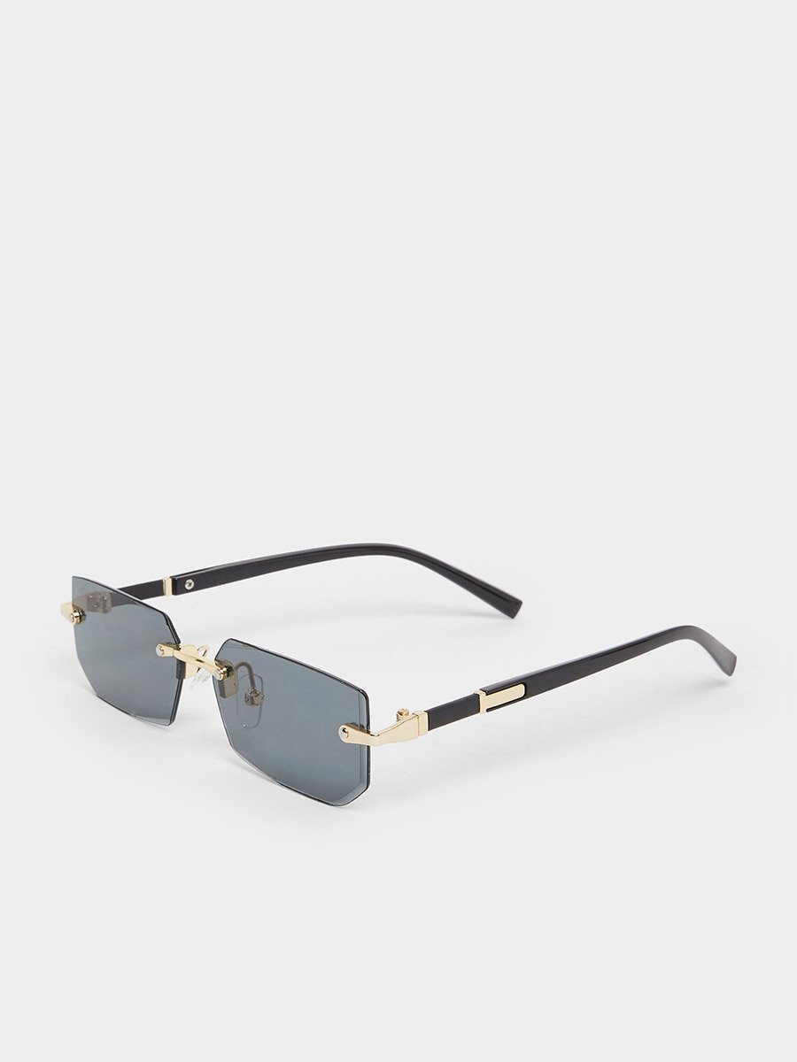 Rimless Rectangle Sunglasses