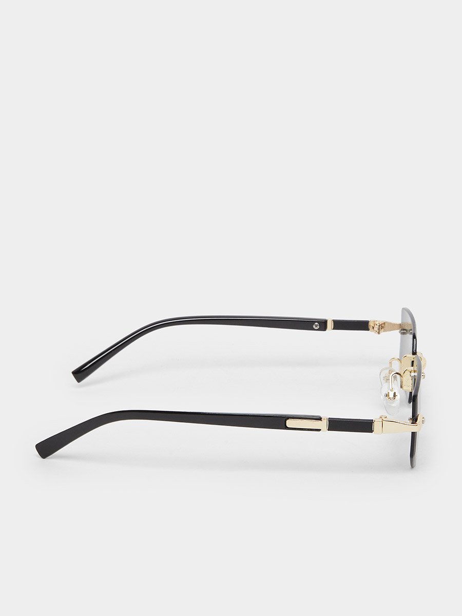 Rimless Rectangle Sunglasses