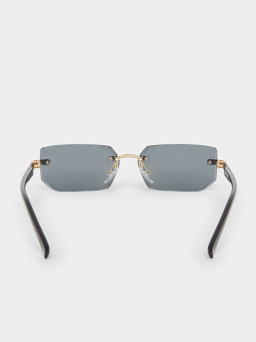 Rimless Rectangle Sunglasses