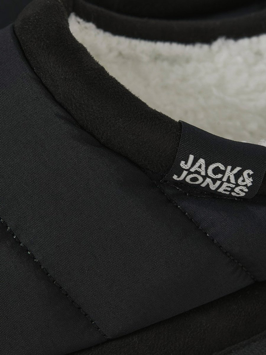 Black Padded Mules