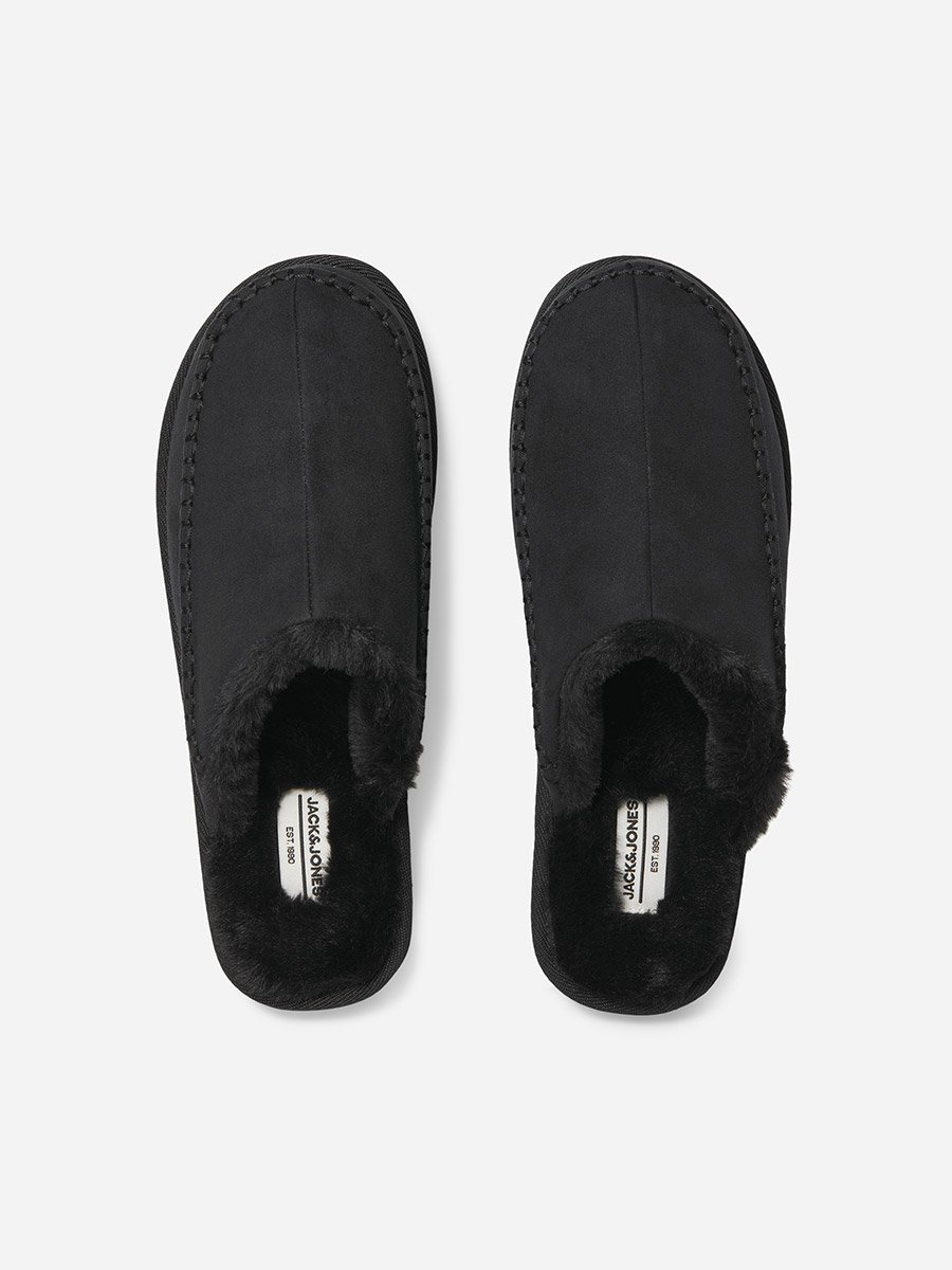 Black Manor Moc Slip-On Mules