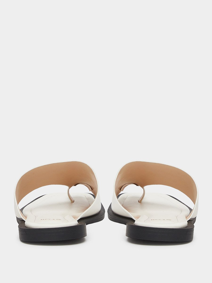 Solid Toe Post Flat Sandals