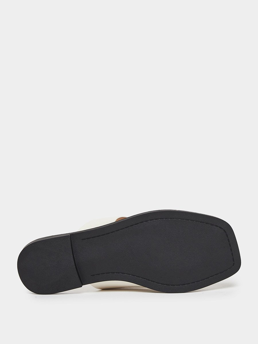 Solid Toe Post Flat Sandals