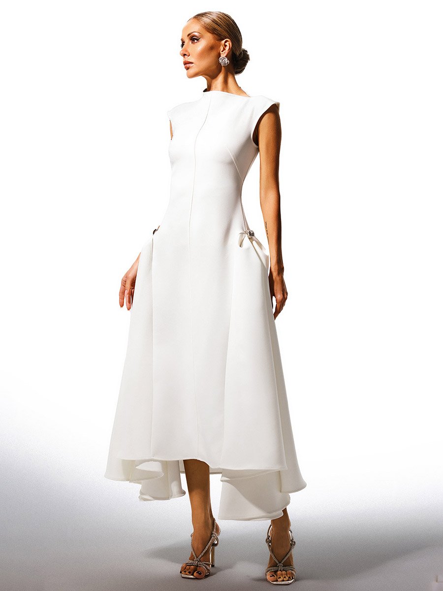 Women Ruffled Sleeveless Maxi Dress