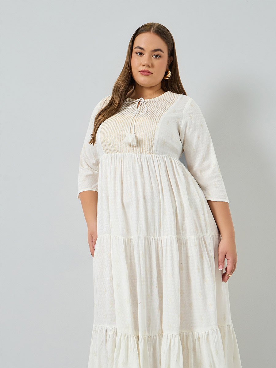 chinese dress ladies Cream White Lace Off-The-Shoulder Evening Gown with Sheer Overlay