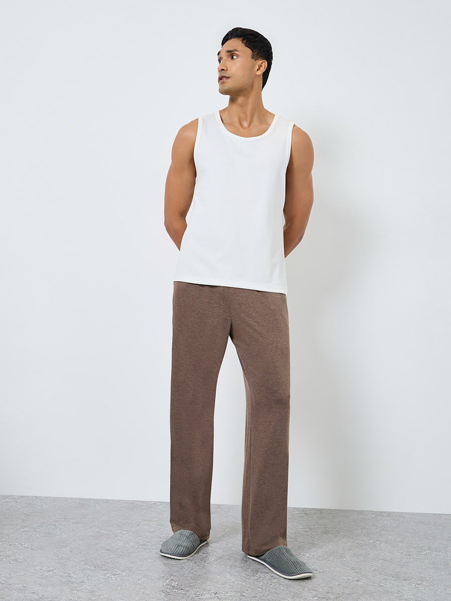 Men Solid Soft Pyjama
