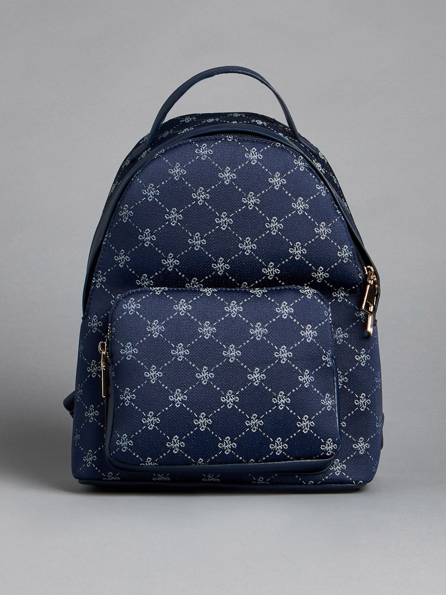 Printed Backpack with Adjustable Shoulder Straps